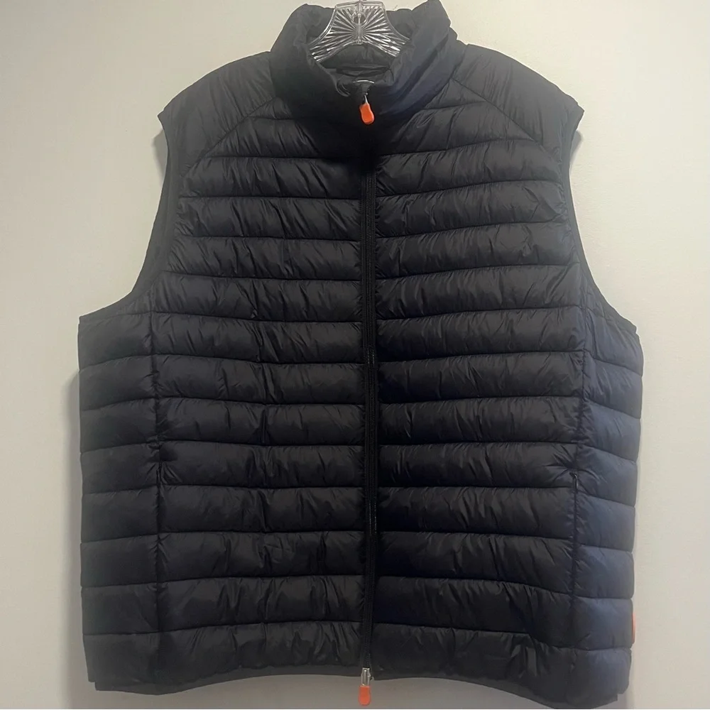 SAVE THE DUCK Quilted Puffer Lightweight Black Vest